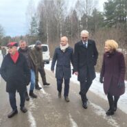 Skuodo rajone lankėsi Aplinkos ministras Simonas Gentvilas