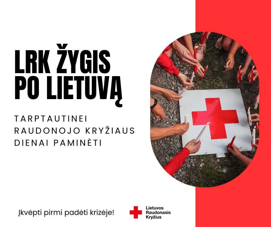 Kviečiame į susitikimą su Lietuvos Raudonojo Kryžiaus savanorių komanda!