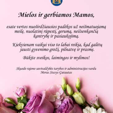 Sveikinimai Motinos dienos proga
