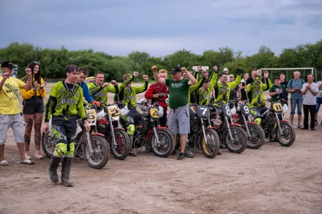 Nugalėtojų džiugi emocija