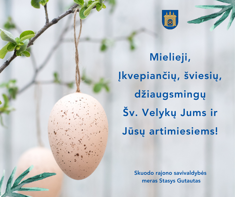 Sveikiname su Šv. Velykomis!