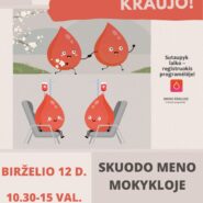 Kviečiame padovanoti kraujo!