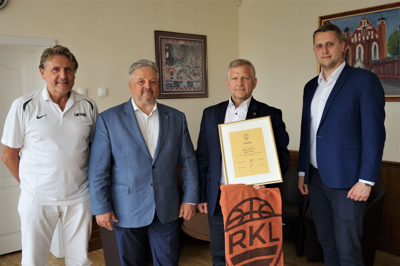 Regionų krepšinio lygos atstovai lankėsi Skuode