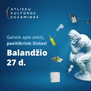 Balandžio 27 d. – „Atliekų kultūros“ egzaminas!
