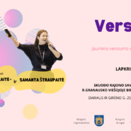 Kviečiame į jaunimo verslumo ugdymo dirbtuves