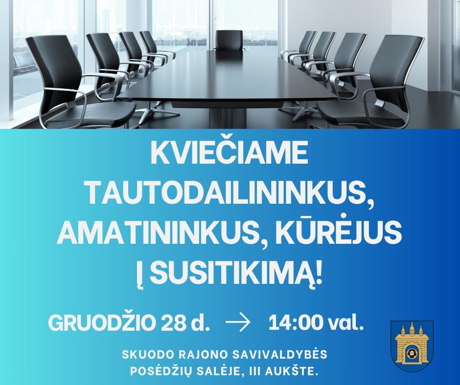 Kviečiame kūrėjus į susitikimą!