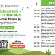 Kviečiame į draugišką EKO šeimai festivalį!