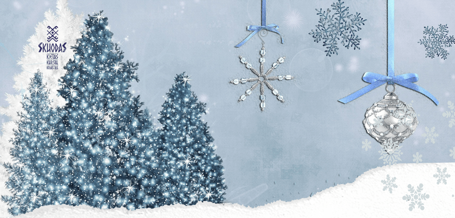 Sveikiname su Šv. Kalėdomis ir artėjančiais Naujaisiais metais!