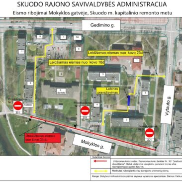 Atliekamas Mokyklos g. kapitalinis remontas