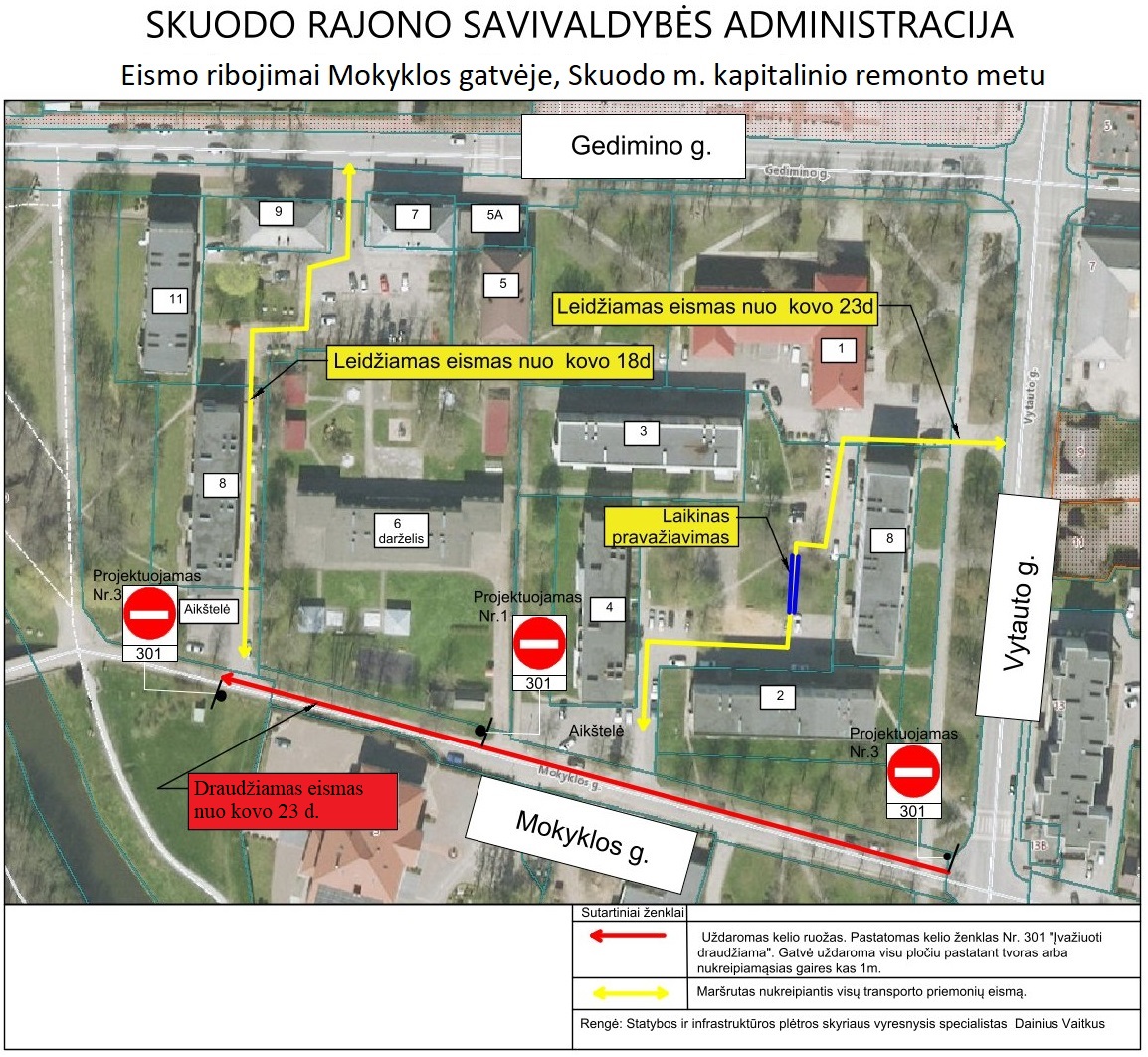 Atliekamas Mokyklos g. kapitalinis remontas