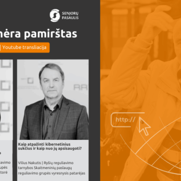 Ryšių reguliavimo tarnybos inicijuotas ir LR Prezidento Gitano Nausėdos globojamas projektas „Nė vienas nėra pamirštas“  ir vėl Jus kviečia į nuotolinę paskaitą!