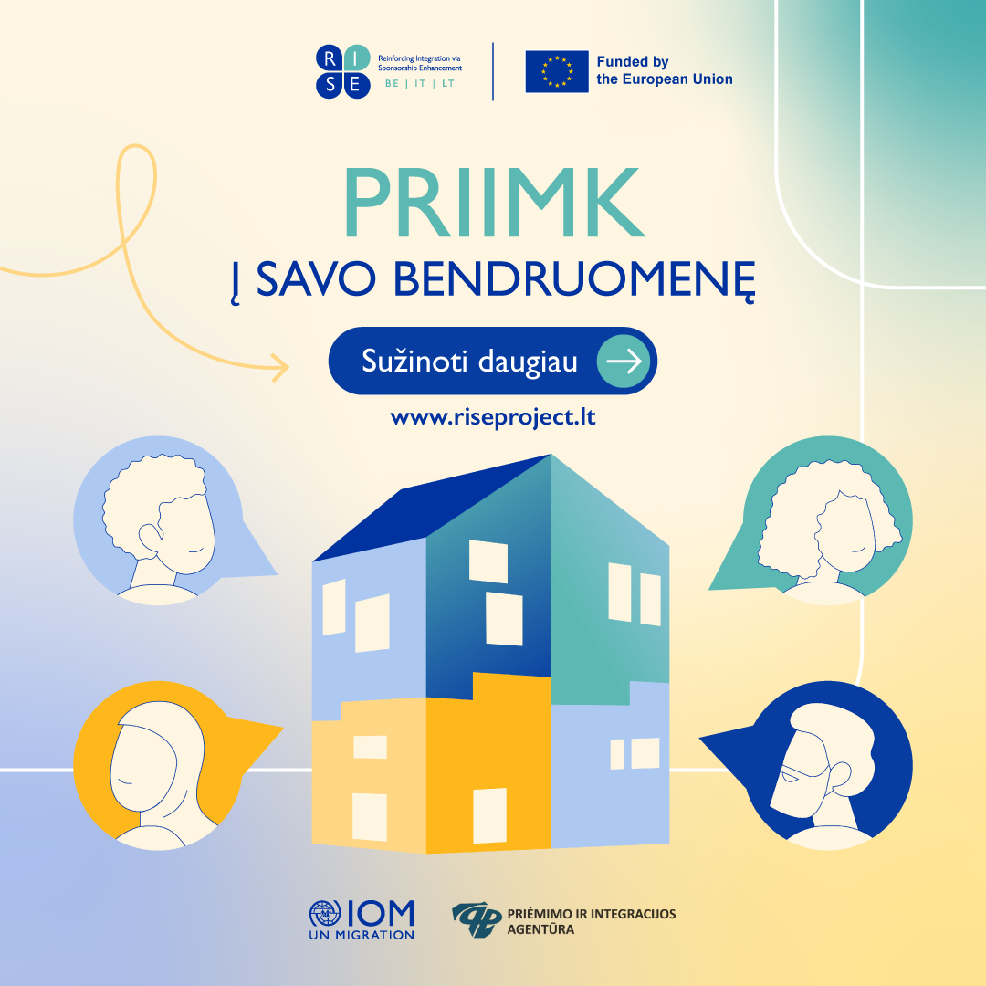 IOM Lietuva kviečia tapti rėmėjais