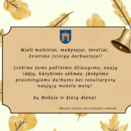 Sveikiname su Mokslo ir žinių diena!