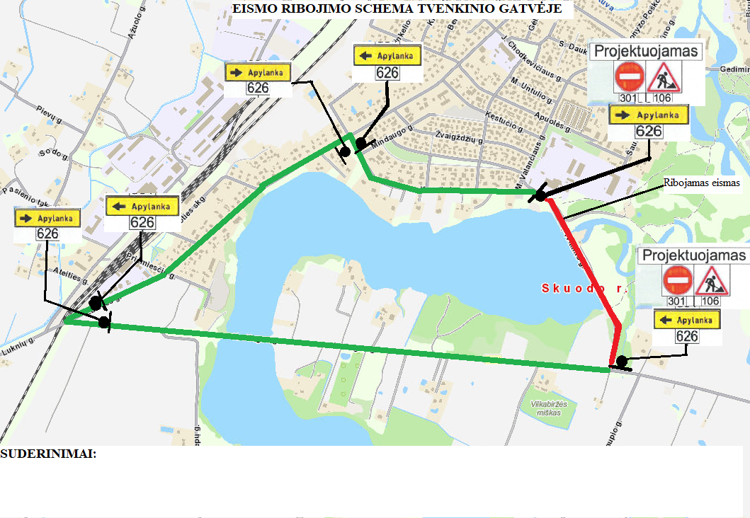 Featured image for article: DĖL LAIKINŲ KELIO ŽENKLŲ PASTATYMO