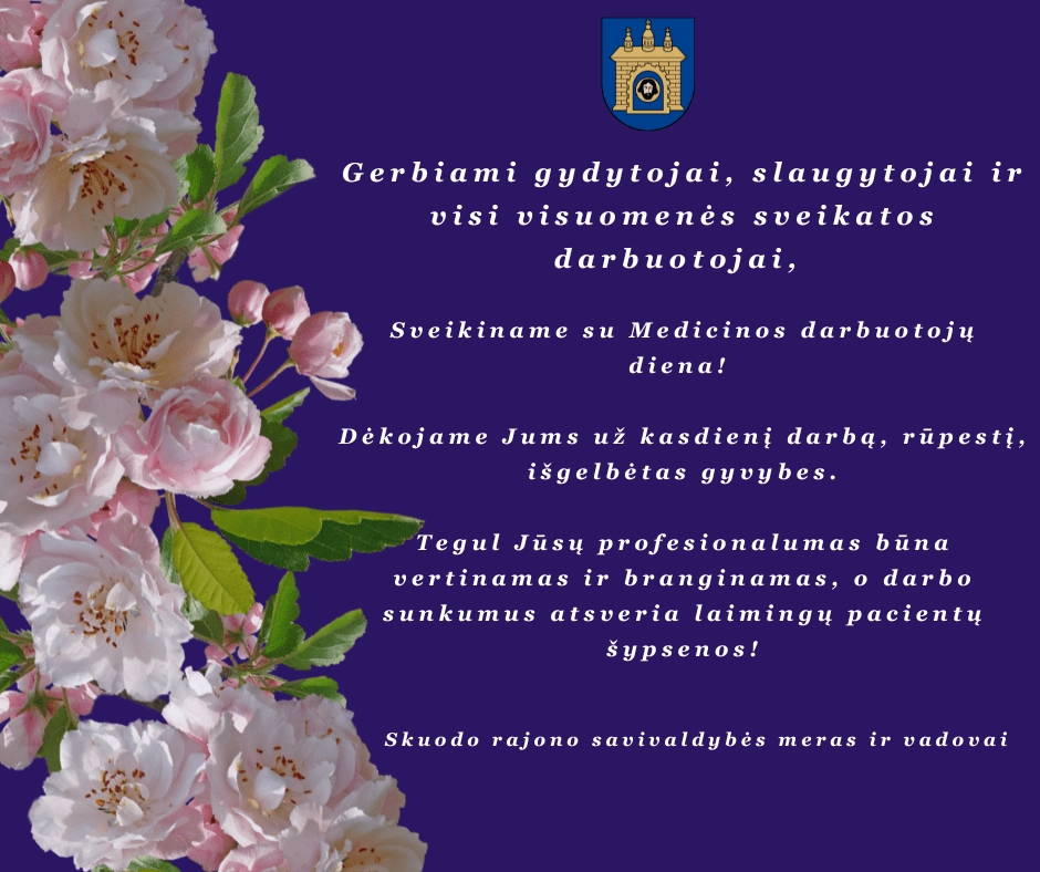 Sveikiname Medicinos darbuotojų dienos proga!