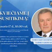 Kviečiame į susitikimą su Žemės ūkio viceministru Egidijumi Giedraičiu!