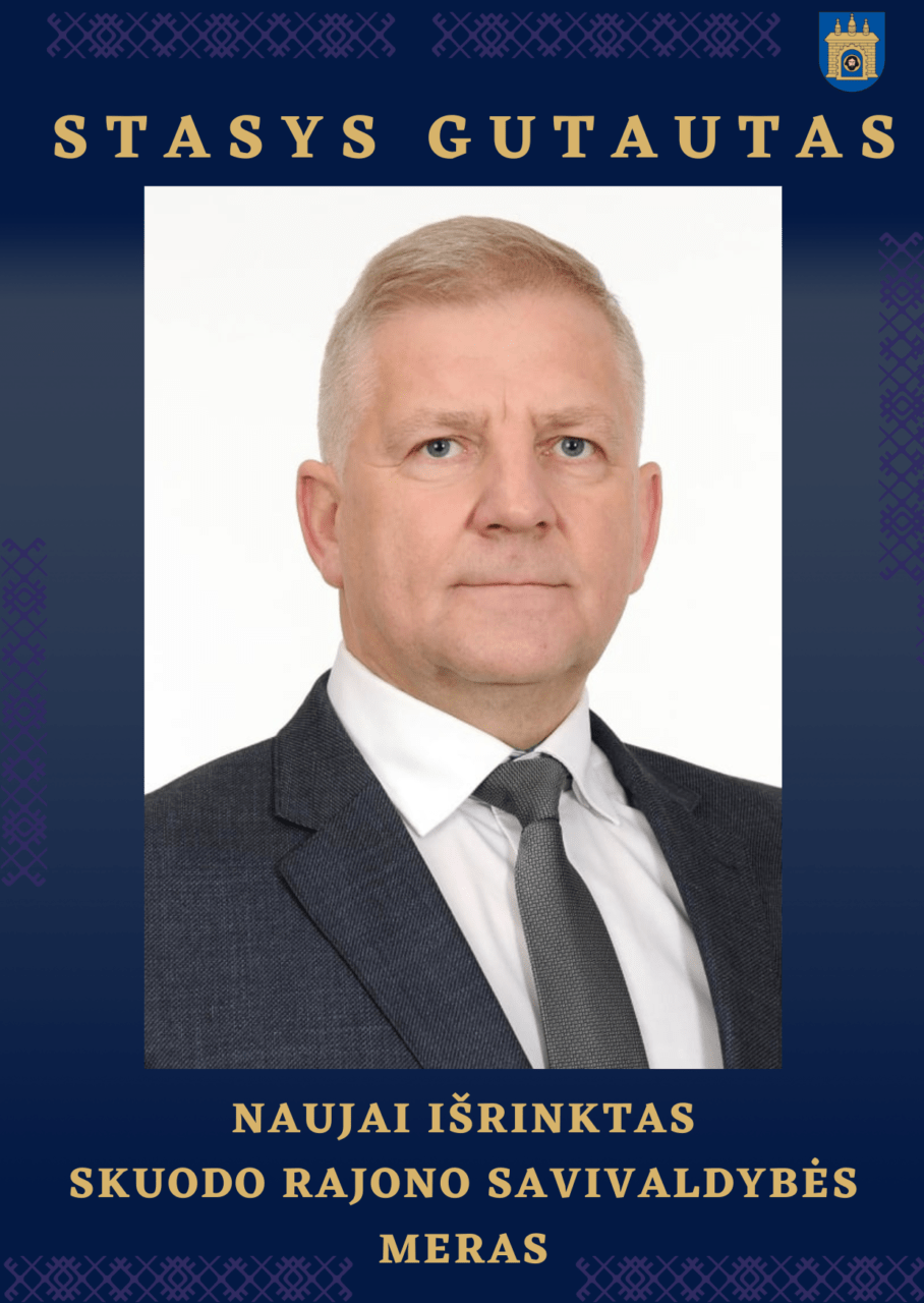 Išrinktas naujas Skuodo rajono savivaldybės meras