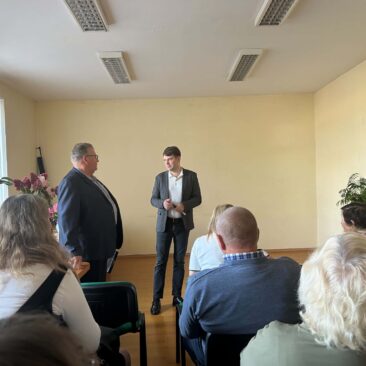 Lietuvos aklųjų ir silpnaregių sąjungos Skuodo rajono filialo ataskaitinis susirinkimas.