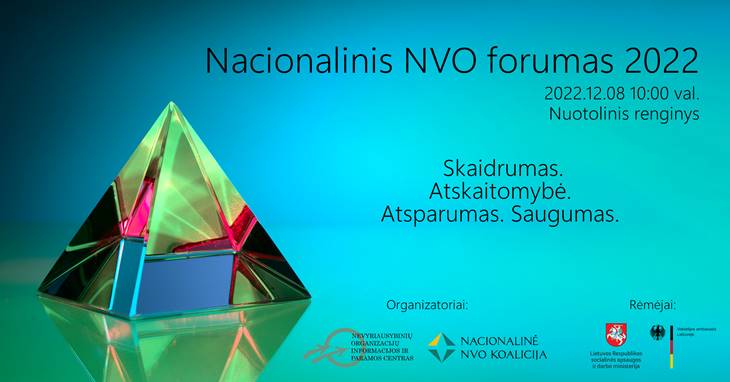 Kviečiame į nacionalinį NVO forumą