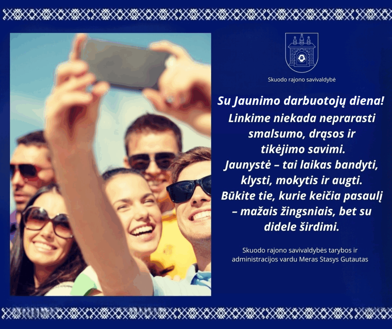 Jaunimo darbuotojų diena!