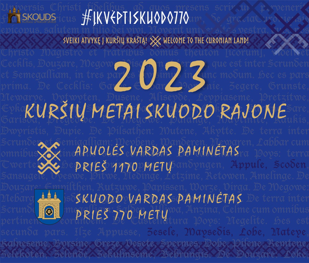 2023 – paskelbti Kuršių metai Skuodo rajone