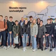 Moksleivių vizitas savivaldybėje