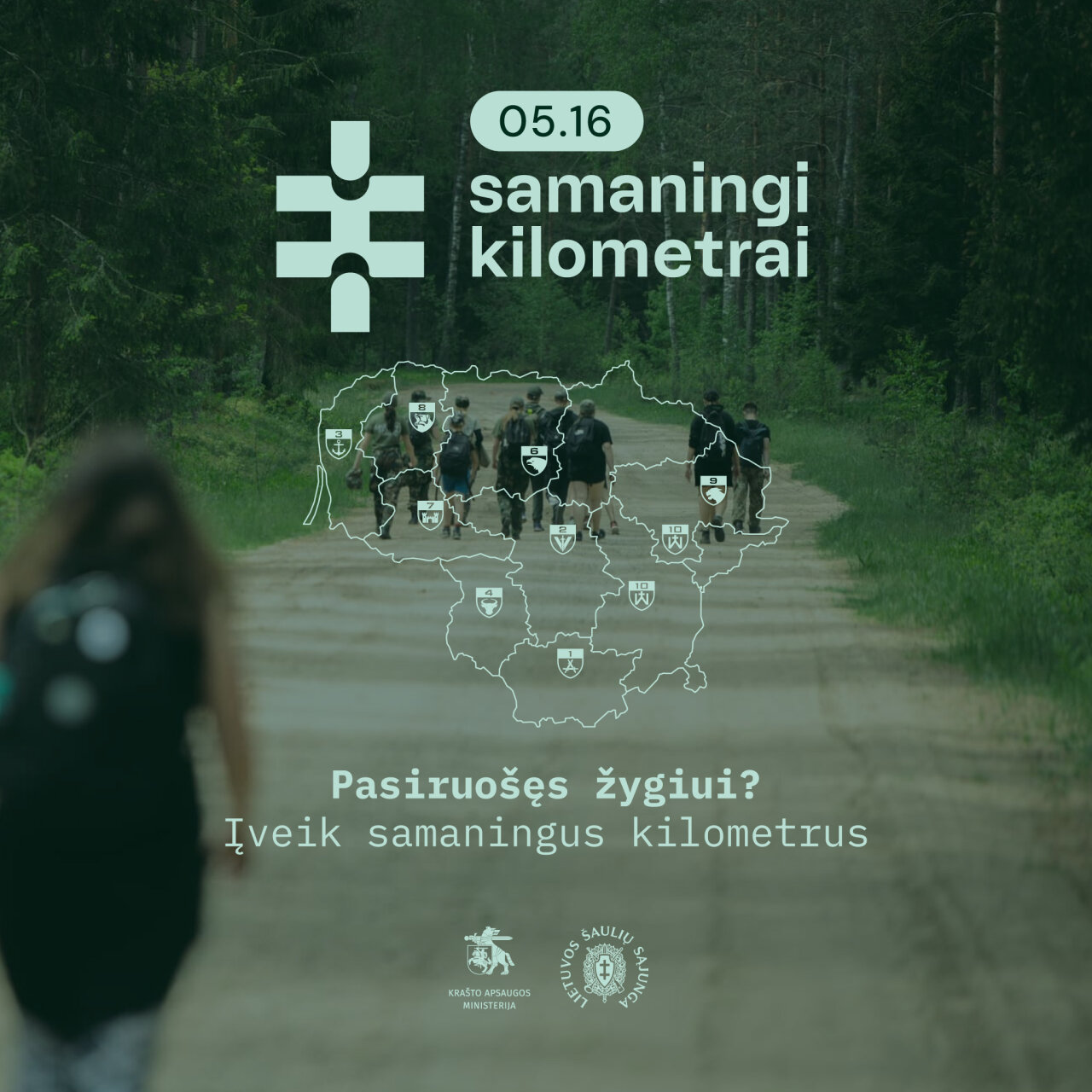 Featured image for article: Pilietinė iniciatyva „Samaningi kilometrai“