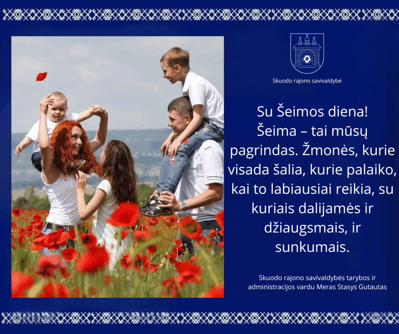 Švenčiama šeimos diena!