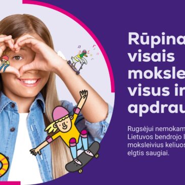 „Lietuvos draudimo“ akcija „Apsaugok mane“: rugsėjį Skuodo rajone vėl bus apdrausti visi moksleiviai.