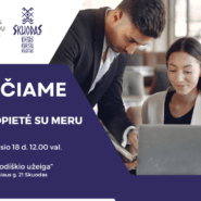 Kviečiame į Verslo popietę su meru