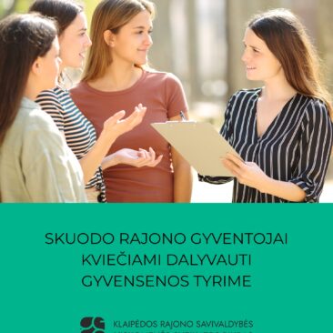 Gyventojai kviečiami dalyvauti gyvensenos tyrime